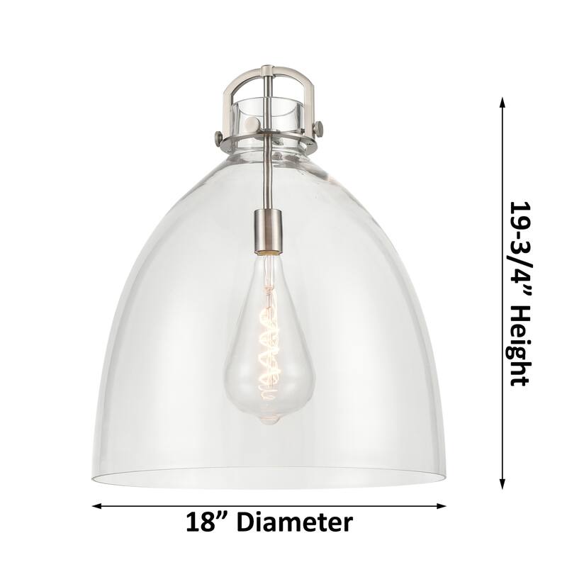 Innovations Lighting 410-1PL-20-18 Newton Bell Pendant Newton Bell 18"