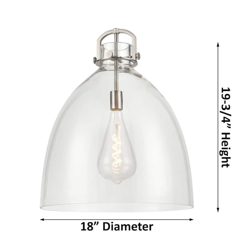Innovations Lighting 410-1SL-24-18 Newton Bell Pendant Newton Bell 18"