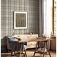 preview thumbnail 12 of 33, Harry & Grace Thornbury Tailored Plaid Peel and Stick Wallpaper