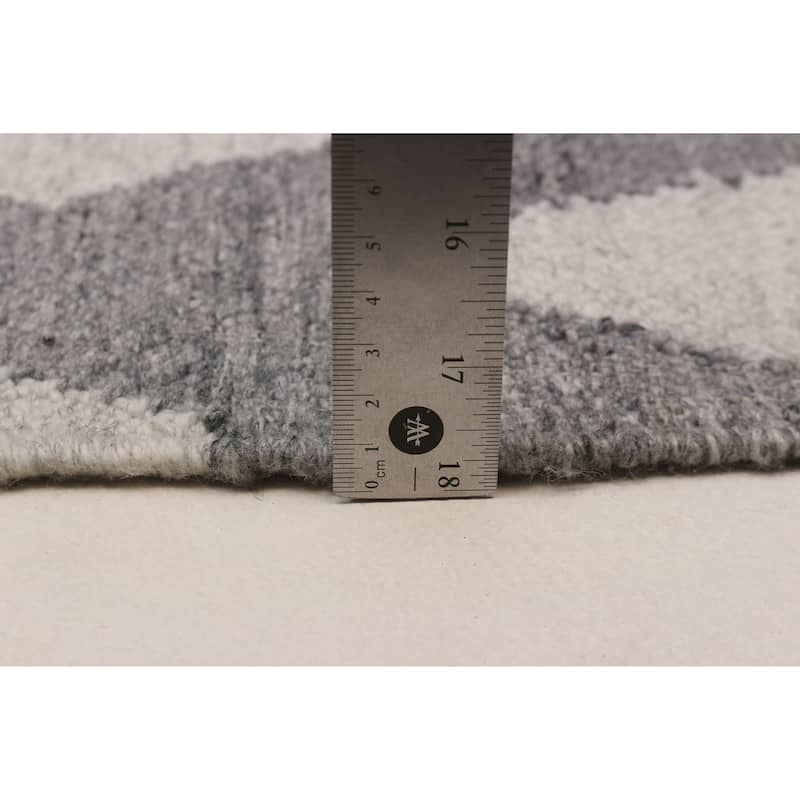 Ankara FW Grey Kilim 8'4" x 10'1" - 8'4 x 10'1