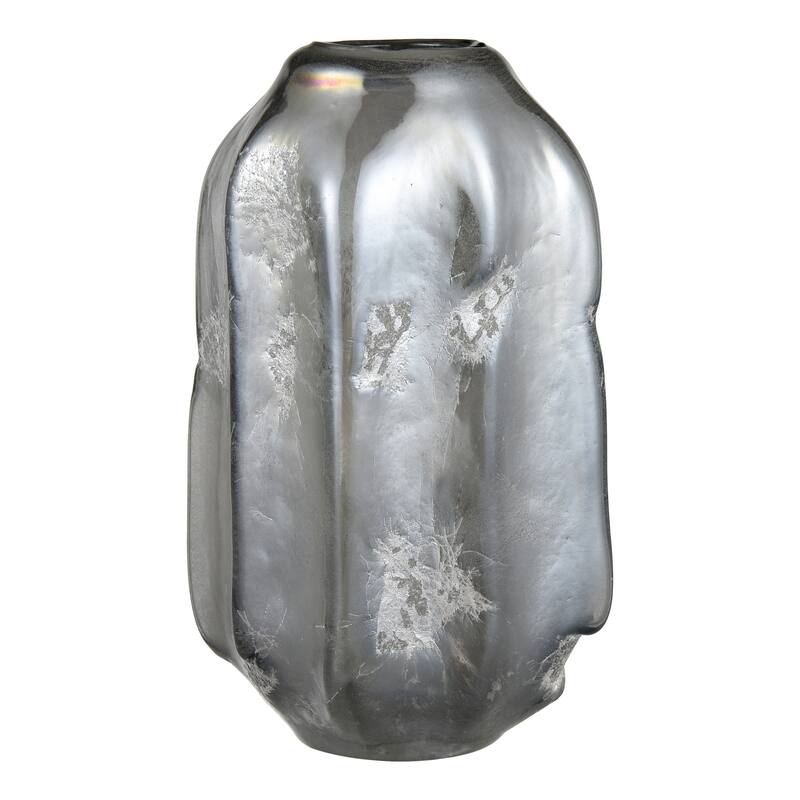 Elk Home Regard Metallic Silver Glass 7 Inch Wide Vase