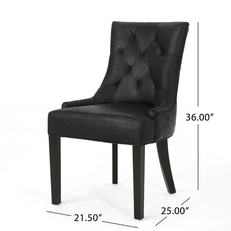 Hayden Contemporary Tufted Dining Chair (Set of 4) by Christopher Knight Home