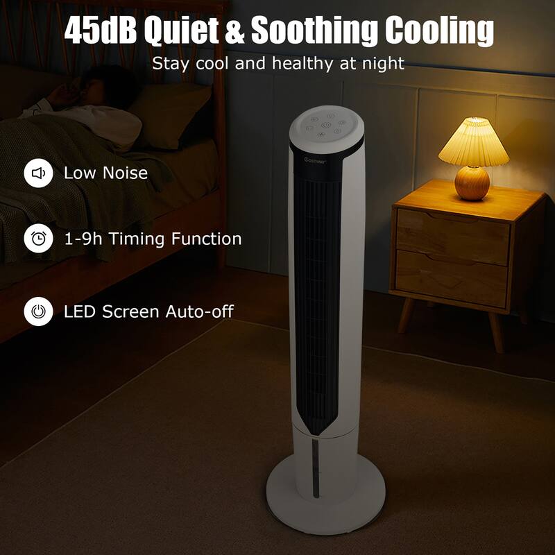 Costway 41'' Evaporative Air Cooler Quiet Cooling Oscillating Fan with - See Details