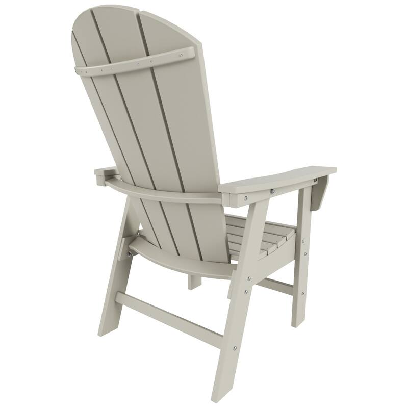 Polytrends Laguna Casual Upright Adirondack Chair (Set of 2)