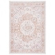 preview thumbnail 6 of 5, SAFAVIEH Blair Machine Washable Slip Resistant Foekje Shabby Chic Rug 4' x 6' - Beige/Rust - Rectangle