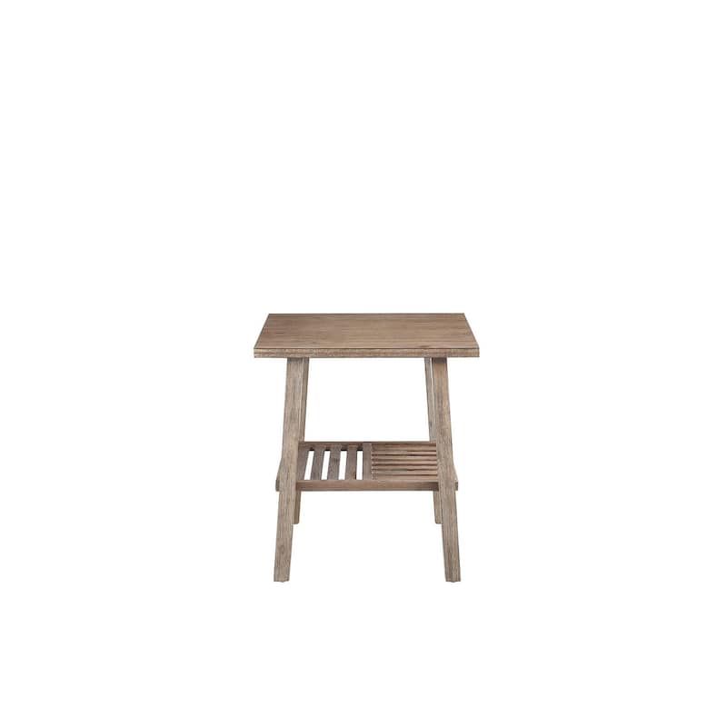 Brown Wood End Table Boraam Sonoma Collection