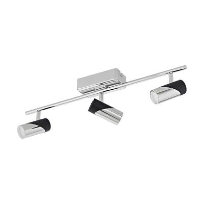 Eglo Bernedo 3-light Chrome LED Track Light