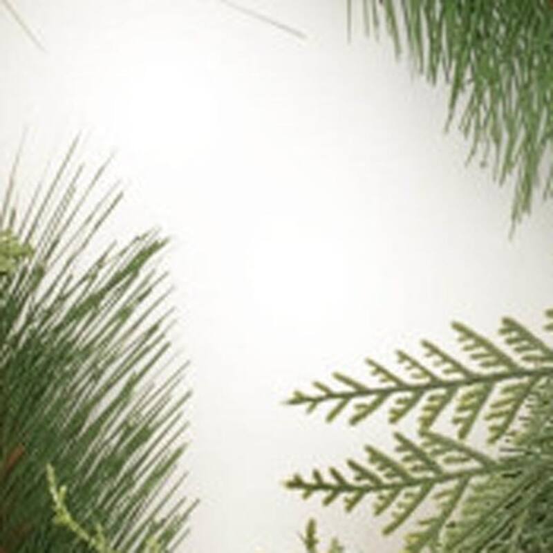 HomeRoots 25" Green And Brown Christmas Pine Artificial Wreath