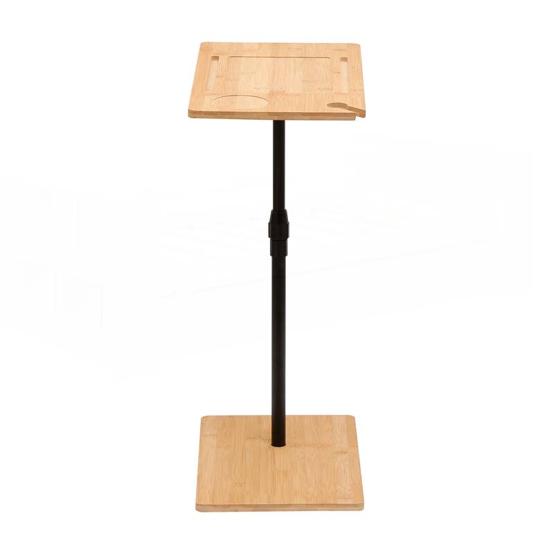 Bamboo Couch Tray Table Height Adjustable