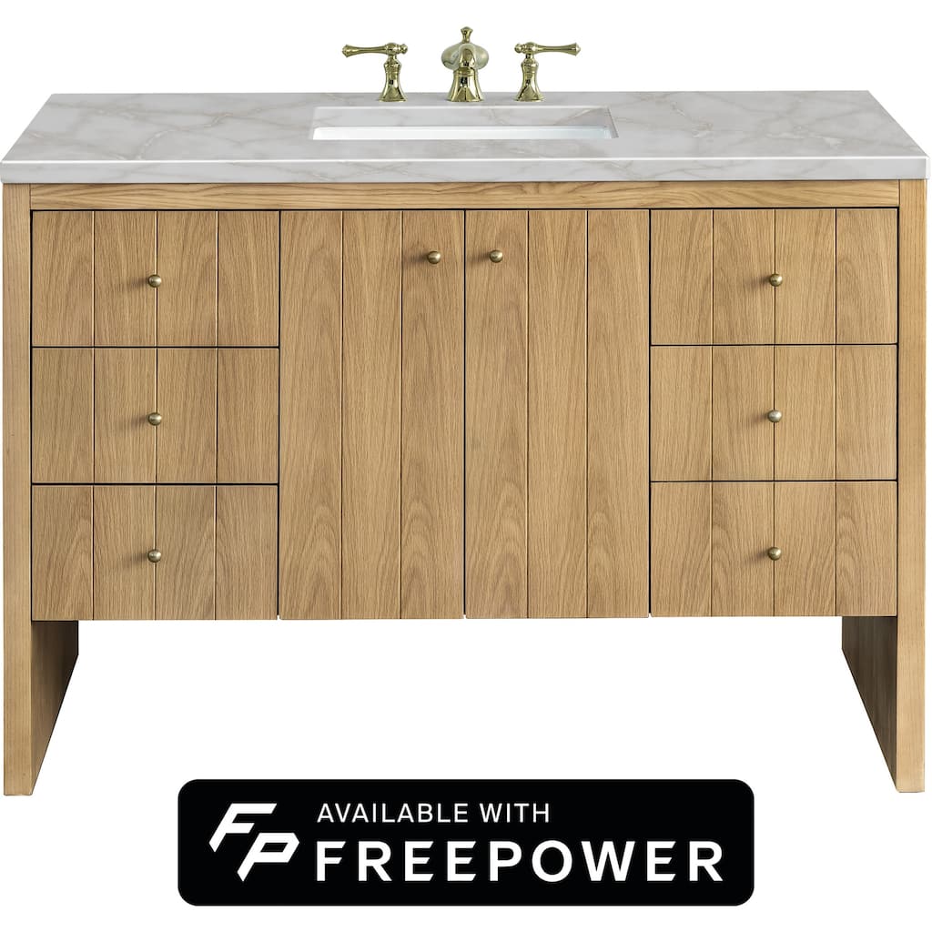 James Martin Vanities 435-V48-FVSL Hudson 48" Free Standing Single