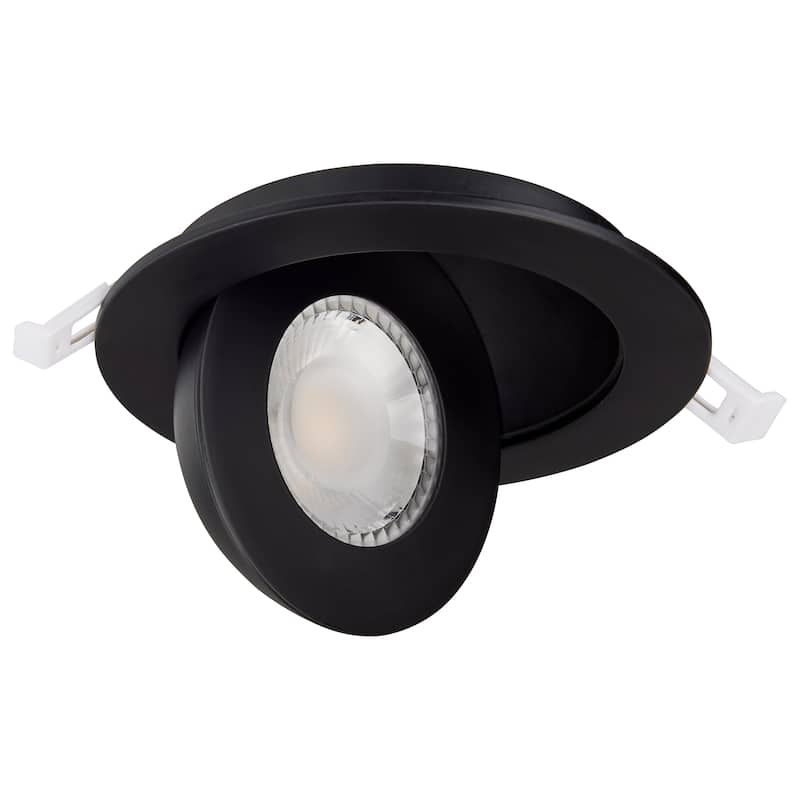 Starfish 9W LED Gimbal Downlight 4 Inch 2700K-5000K RGB Tunable White Remote Driver Black