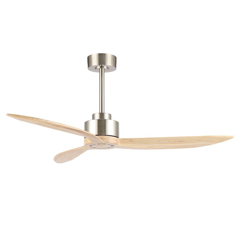 WINGBO 52" and 64" 3-Blades Indoor Celiing Fan without Light, DC Motor