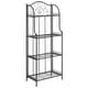 preview thumbnail 53 of 53, SAFAVIEH Amaris Victorian Wrought Iron 4-Tier Outdoor Bakers Rack. - 25" W x 15" D x 63" H