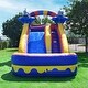 preview thumbnail 5 of 4, JumpOrange Dolphin Splash 14 Ft Commercial Grade Inflatable Water Slide with Deep Pool (with Blower)