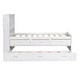 preview thumbnail 5 of 42, Wood Storage Platform Bed Frame with Twin Trundle & Charging Station