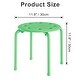 preview thumbnail 21 of 43, Stacking Stools Portable with Metal Frame Stack Nesting Stools ColorfulStackable Bar Stools Chairs (Set of 6 or 8)
