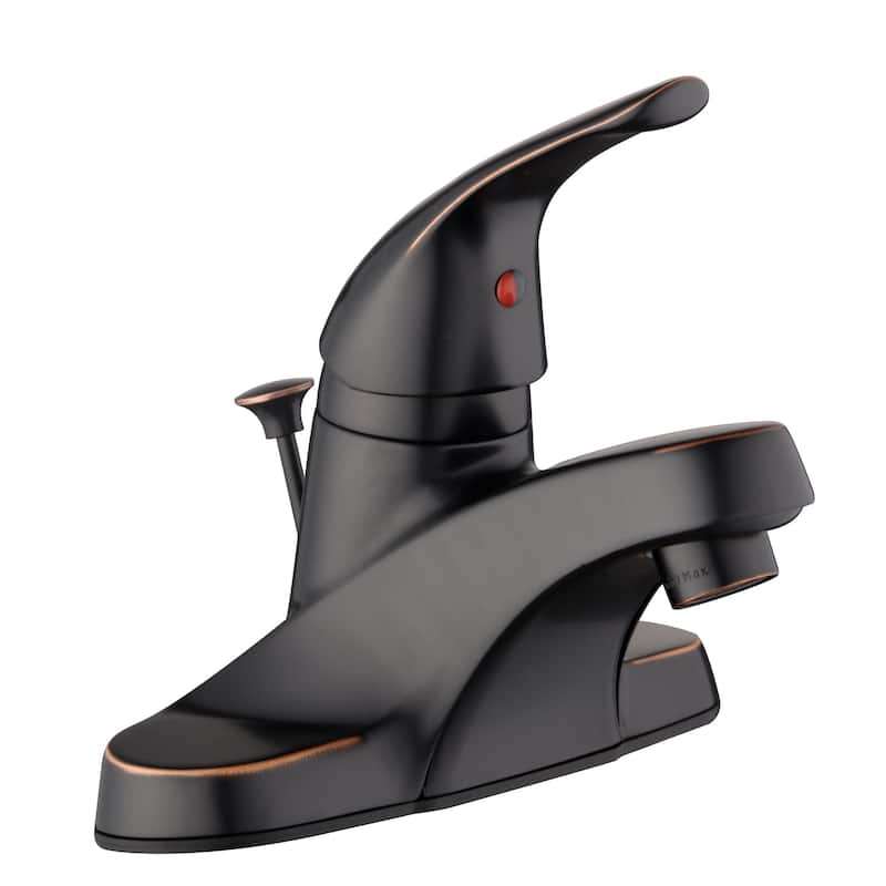 Design House Middleton Single Handle Centerset Bathroom Faucet with - Oil Rubbed Bronze