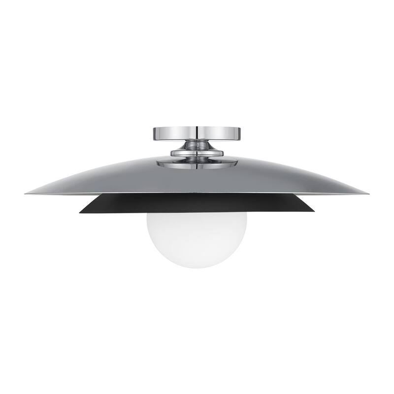 Sherrer 1-Light Ceiling Light - Chrome