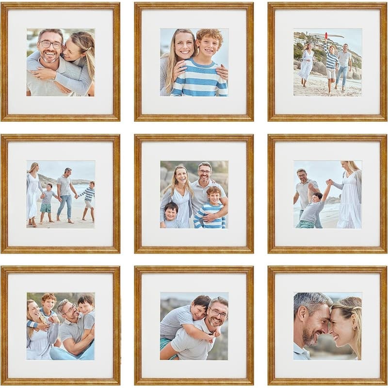 Sheffield Home 9 Piece Gallery Wall Frame Set,