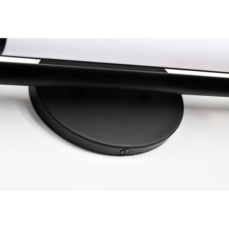 Edgeworth 16 Inch LED Vanity Matte Black Acrylic Lens