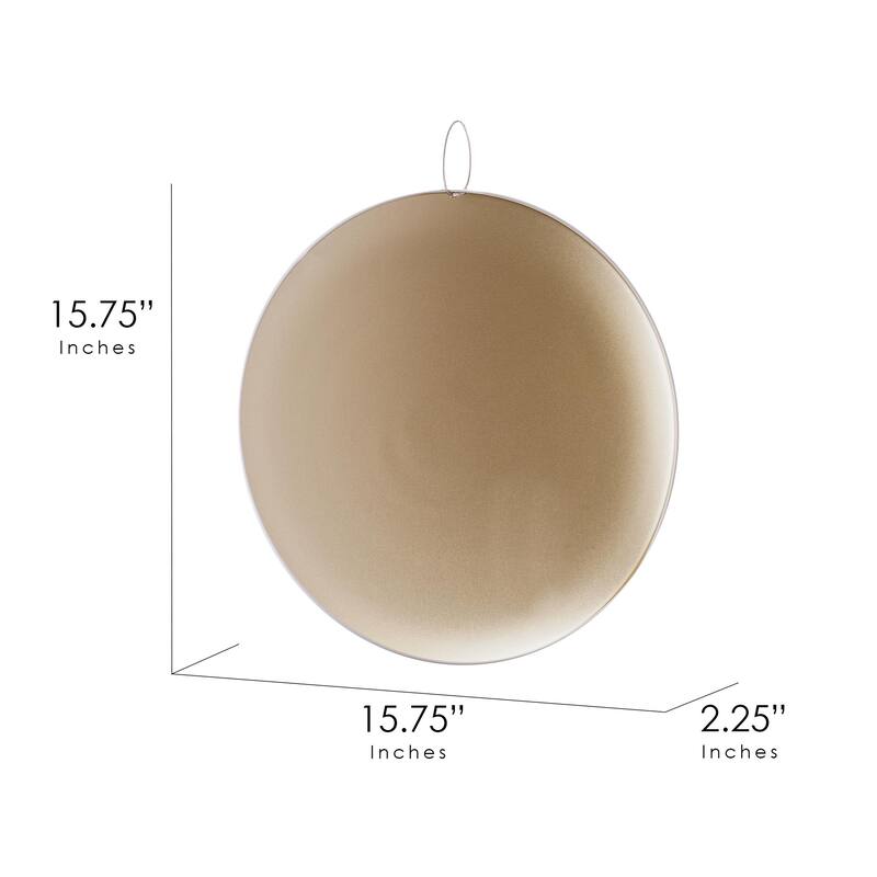 Rustic American Flag Dome Metal Sign - 15.5" - 15.75" H x 15.75" L x 2.25" D