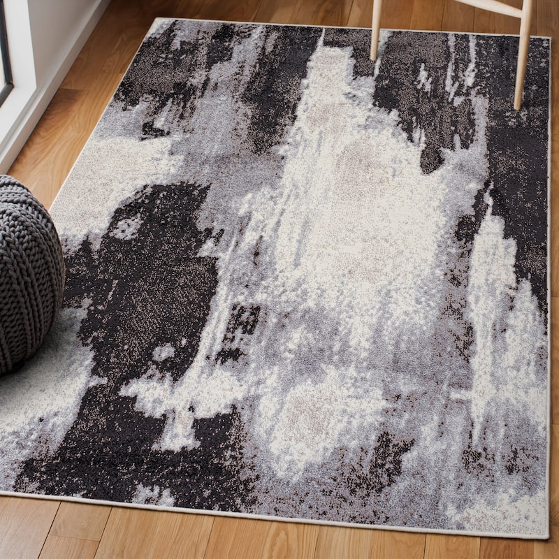 JONATHAN Y Sloane Contemporary Bohemian Abstract Marble Area Rug