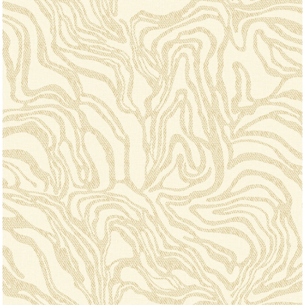 A-Street Prints Massar Gold Modern Marbled Wallpaper