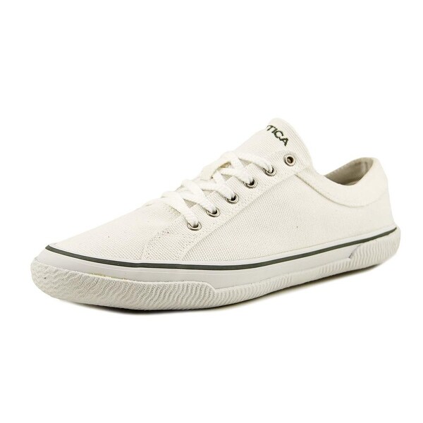 nautica white canvas shoes