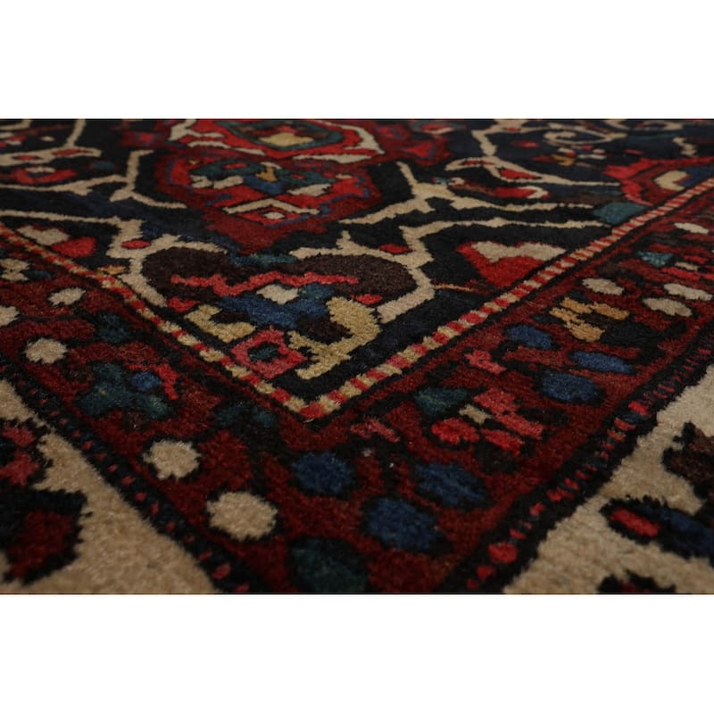 Hand Knotted Bhakhtiari Rust,Ivory Wool Traditional Oriental Area Rug - 11' 4'' x 16' 1''