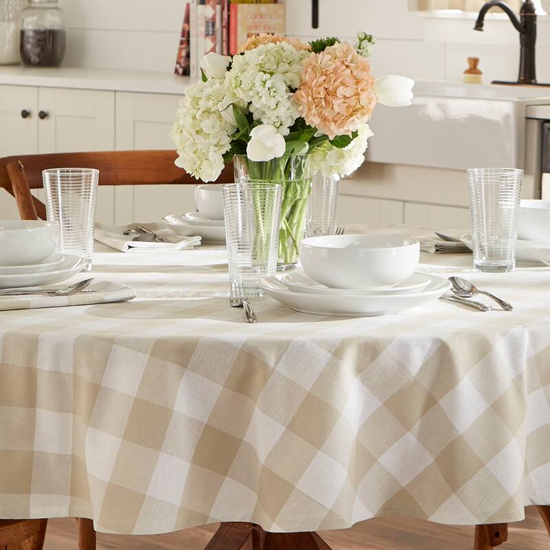The Gray Barn Emily Gulch Buffalo Check Tablecloth