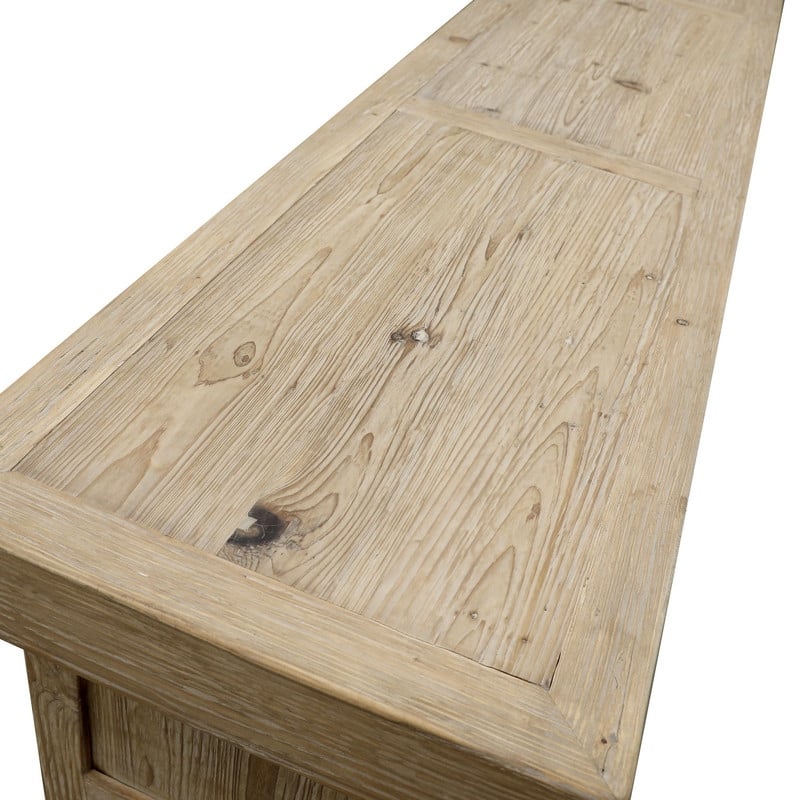 Capri 7 Drawers Sideboard Weathered Natural Pine 98x20x35H