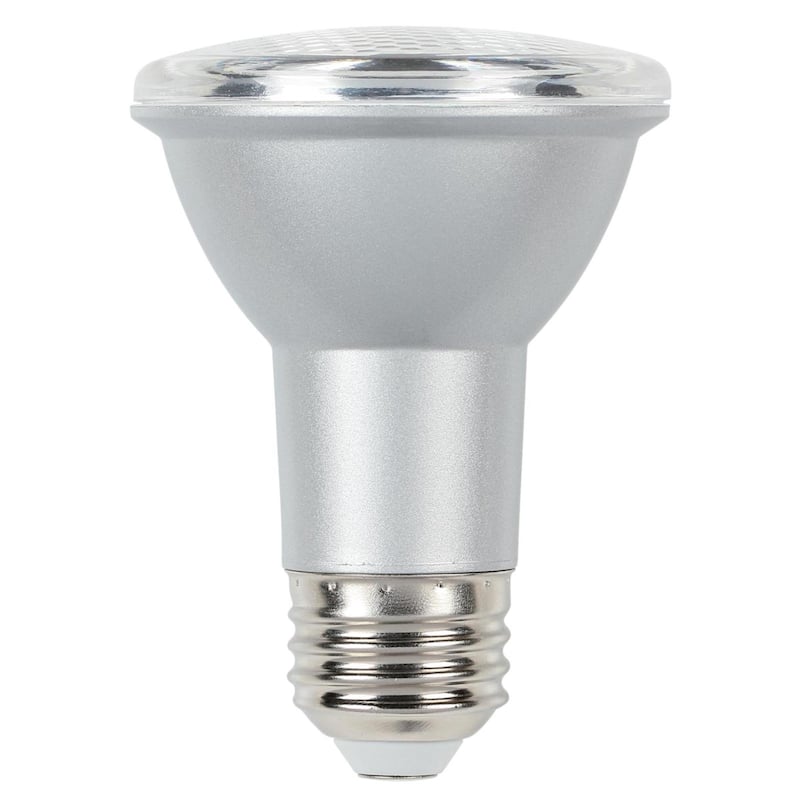 Westinghouse 7-Watt (50-Watt Equivalent) Bright White PAR20 Flood Dimmable Indoor/Outdoor LED - Clear - 6-Pack