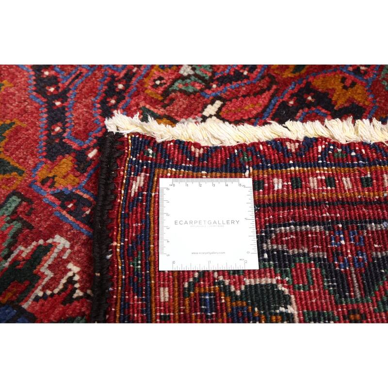 ECARPETGALLERY Hand-knotted Sarabi Dark Red Wool Rug - 6'9 x 9'6