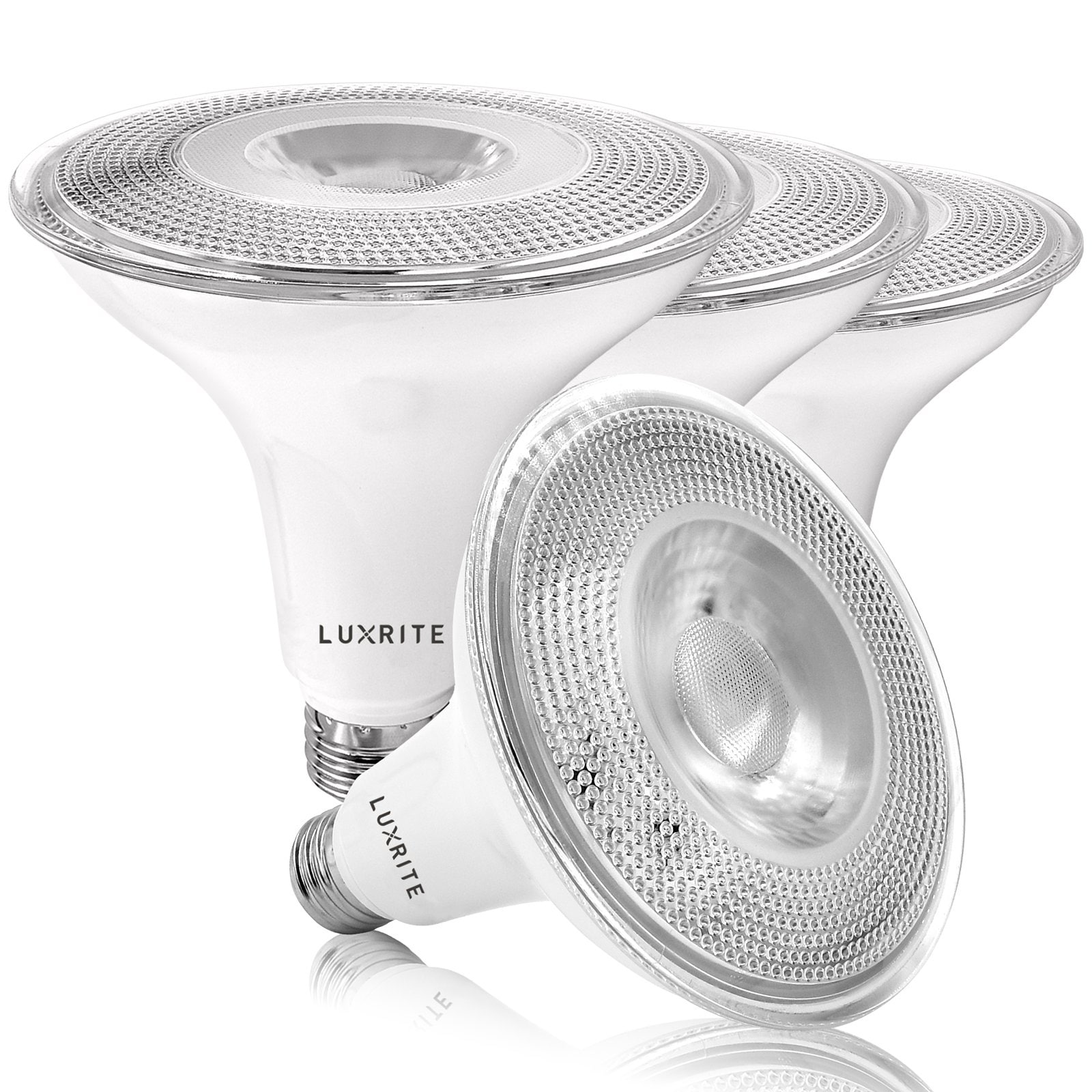 Luxrite 12 Pack LED PAR30 Flood Light Bulb, 11W=75W 850, 45% OFF