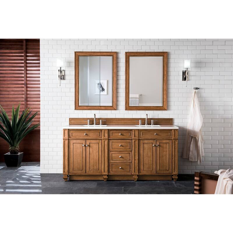 James Martin Vanities 157-V72-3WZ Bristol 72" Free Standing Double
