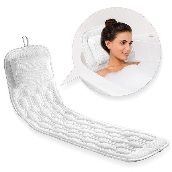 COMFYSURE Bath Cushion for Tub Extra Large Full Body Bath Tub Pillow Bed Bath Beyond 33546069
