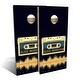 preview thumbnail 9 of 7, Retro Mixtape Outdoor Cornhole Board Set All-Weather 2x4 - Include Carrying Case