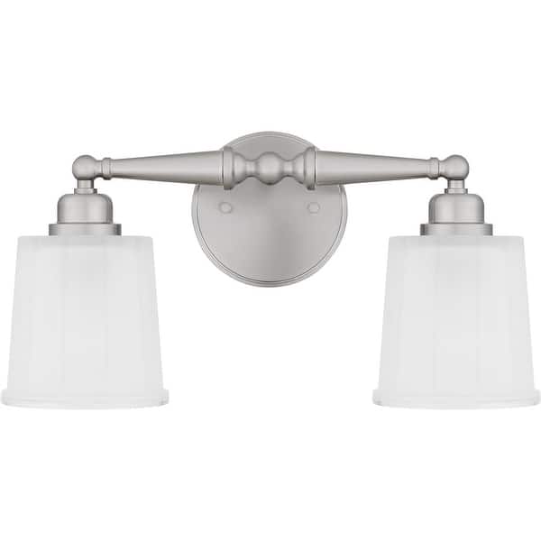 slide 2 of 7, Cecilia Two Light Bath Brushed Nickel