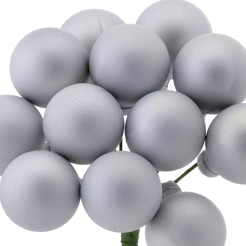 25mm Shatterproof Plastic 12 Bunch Matt Stemball Set of 4