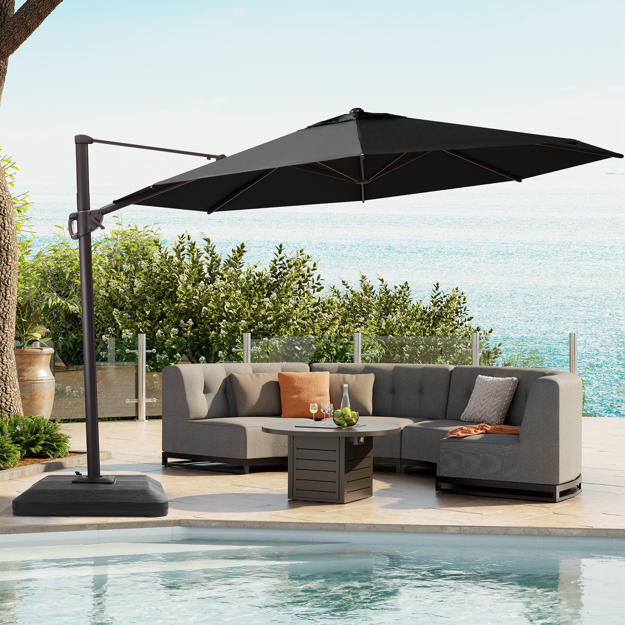 11 ft sunbrella patio umbrella Galtech 789