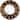 Mercana Sprocket Brown Solid Wood Cog Frame Round Mirror - 17" x 17" - 17.0L x 4.0W x 17.0H