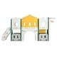 preview thumbnail 26 of 37, Kids Freestanding Slide Climber Play House for Indoor Outdoor Playground Activity - 6”L x 6.2”W x 3.5”H