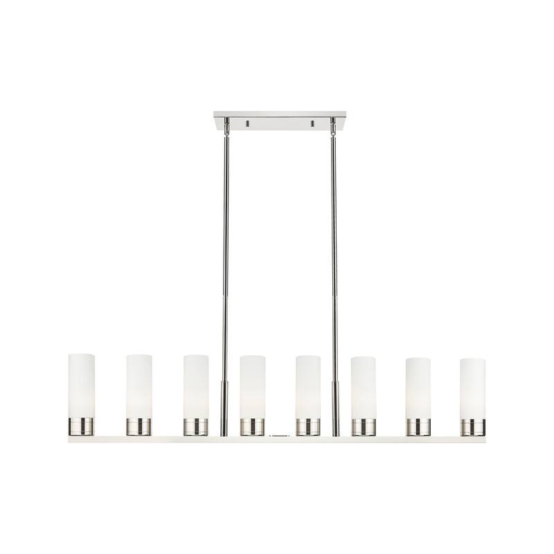 Innovations Lighting Downtown Urban - Boreas - 6 Light 48" Stem Hung Island Light with 8" Shades