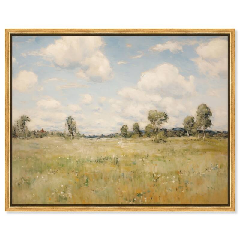 Serenade of the Breeze Canvas by Art Remedy - Gold - 30" x 24"