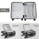 preview thumbnail 32 of 51, Carry-on Luggage 20 Inch Front Open Luggage Lightweight Suitcase