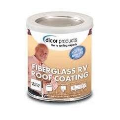 Shop Dicor Rpfrc1 Fiberglass Rv Roof Coating 1 Gallon Overstock 15120679
