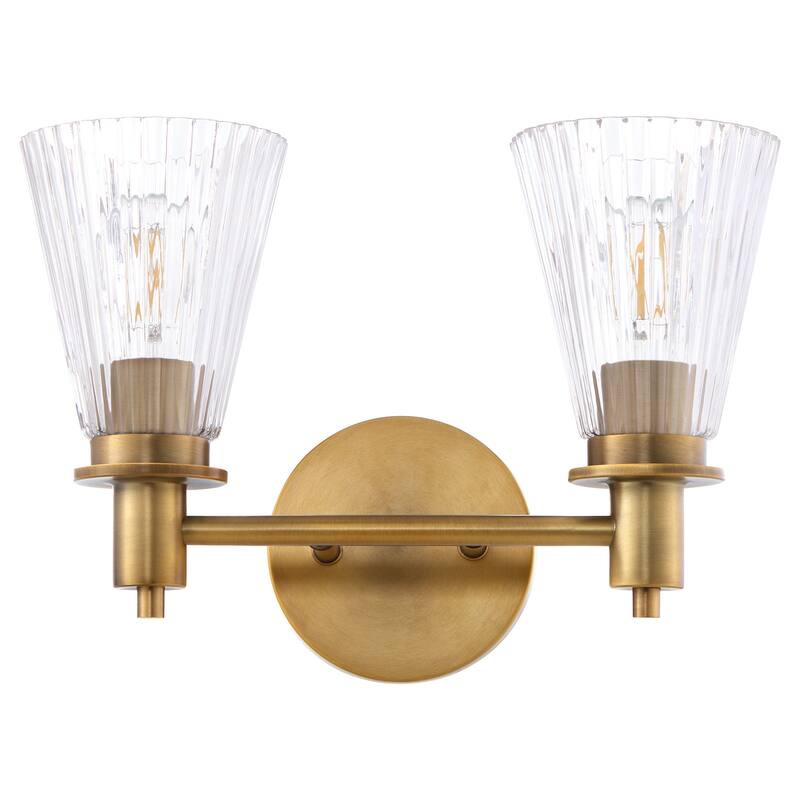 Quorum International 5803-2 Lawton 2 Light 14" Wide Vanity Light with