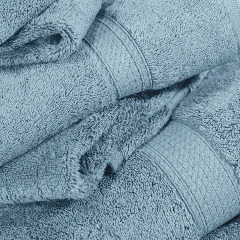 Blue Nile Mills Luxury 2-Piece Egyptian Cotton Bath Sheet Set, Thick Absorbent Oversized Bathroom Towels