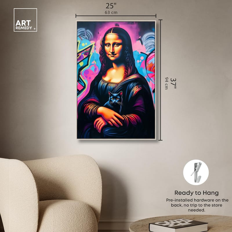 Lisa's Little Secret II Canvas by Art Remedy