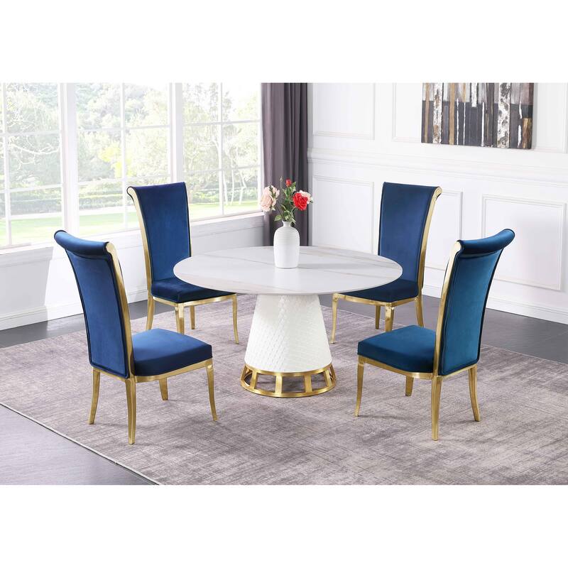 Somette Klone Modern Round Dining Table